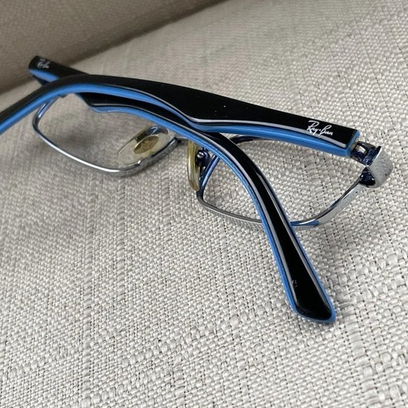 Ray-Ban Youth Kids Eyeglasses Frame Silver/Blue Glasses Rb1027 45[]16 125 - Picture 5 of 12